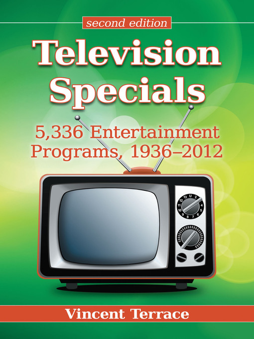 Title details for Television Specials by Vincent Terrace - Available